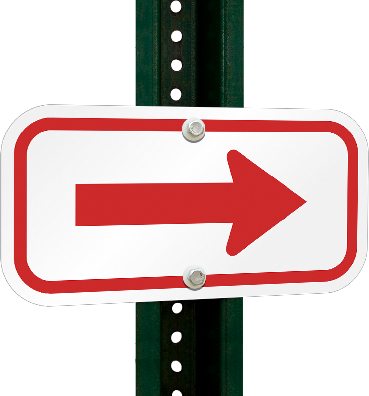 Arrow Sign - Seta De Transito Png Clipart (800x800), Png Download