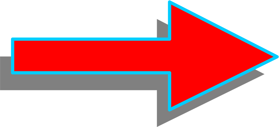 Curved Red Arrow Png - Colorful Right Arrow Clipart (958x438), Png Download