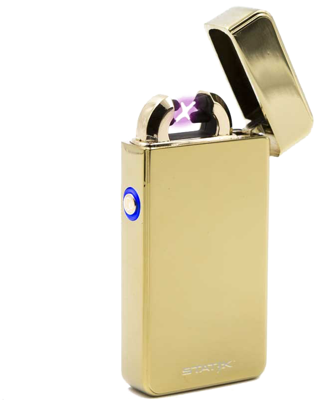 Lighter Png Transparent - Gold Electric Lighter Clipart (1024x1024), Png Download