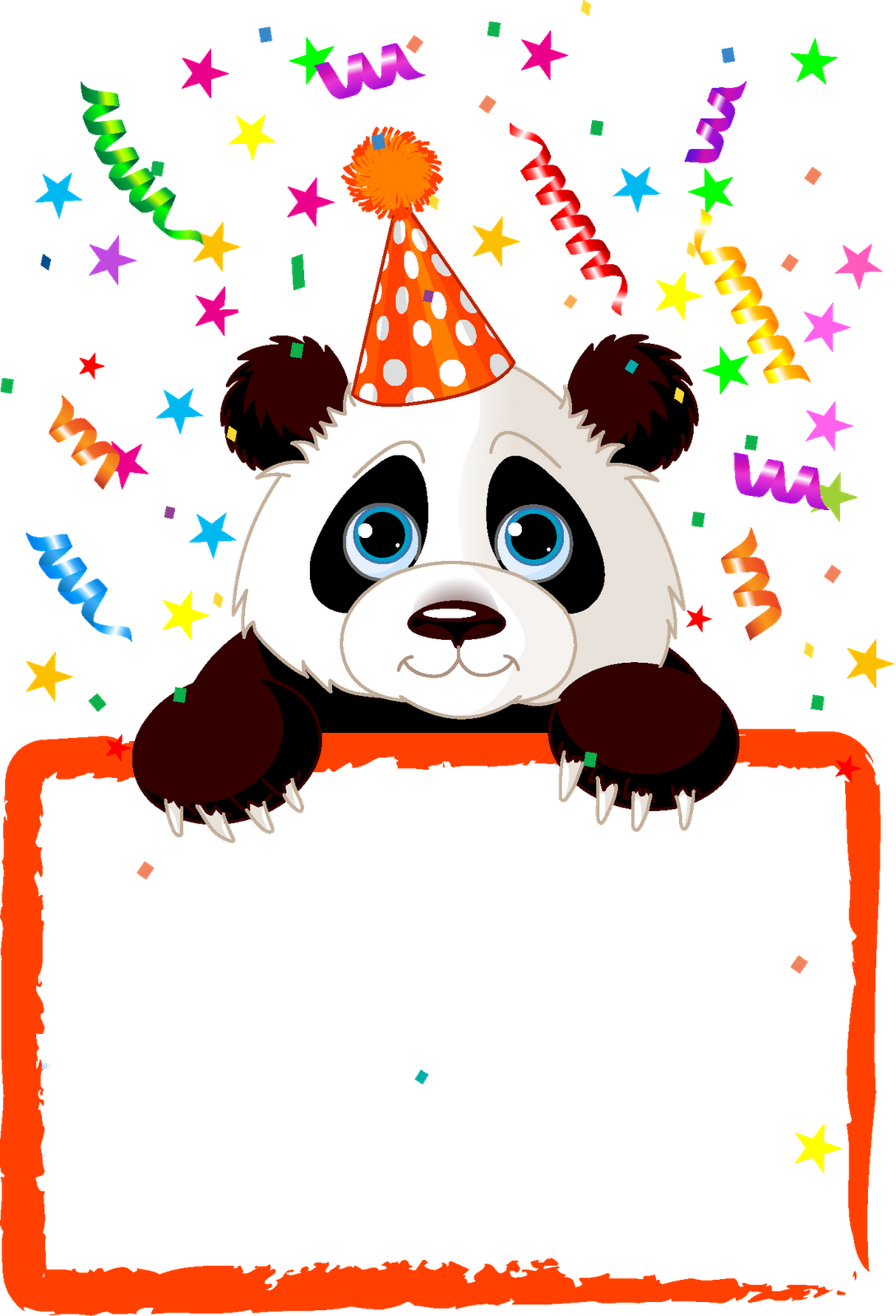 Publicado Por Aracely En - Birthday Panda Clipart - Png Download (1090x1600), Png Download