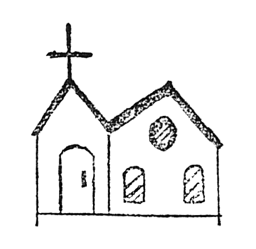 Clip Freeuse Library Chemical Drawing Kid - Catholic Church Drawing Simple - Png Download (828x806), Png Download