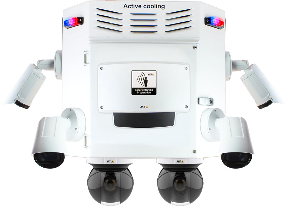 Dotworkz 2019 Bob Bi-ocular Box Dual Security Camera - Robot Clipart (1000x750), Png Download