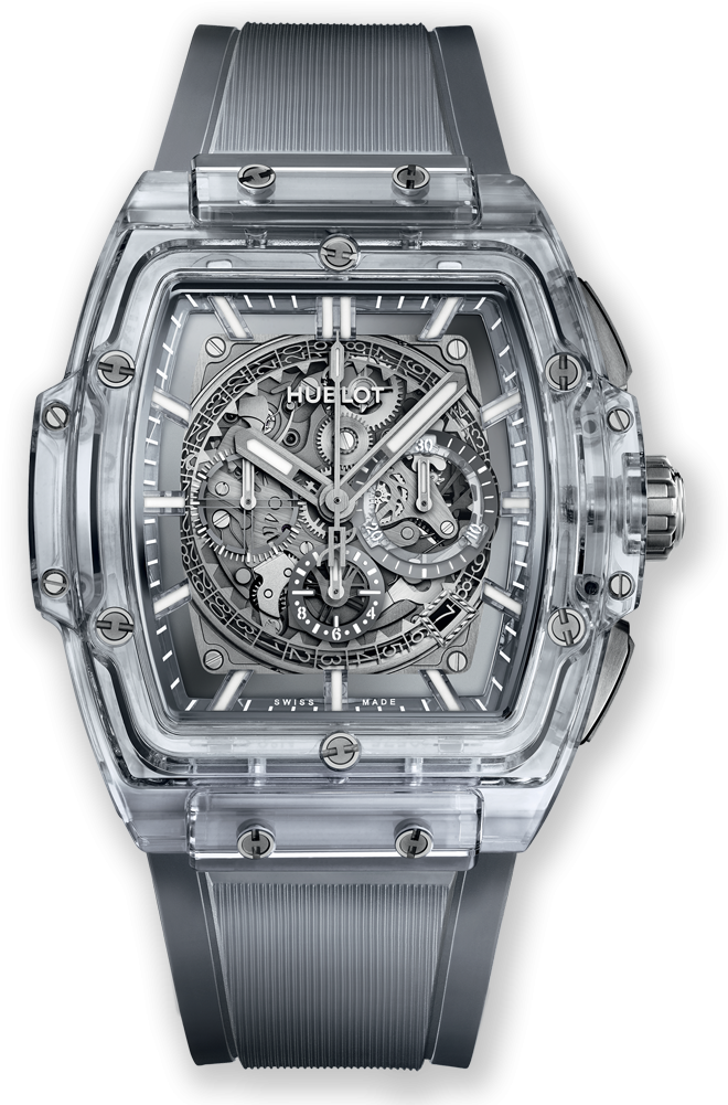 Spirit Of Big Bang Sapphire - Hublot Sapphire Png Clipart (1000x1000), Png Download