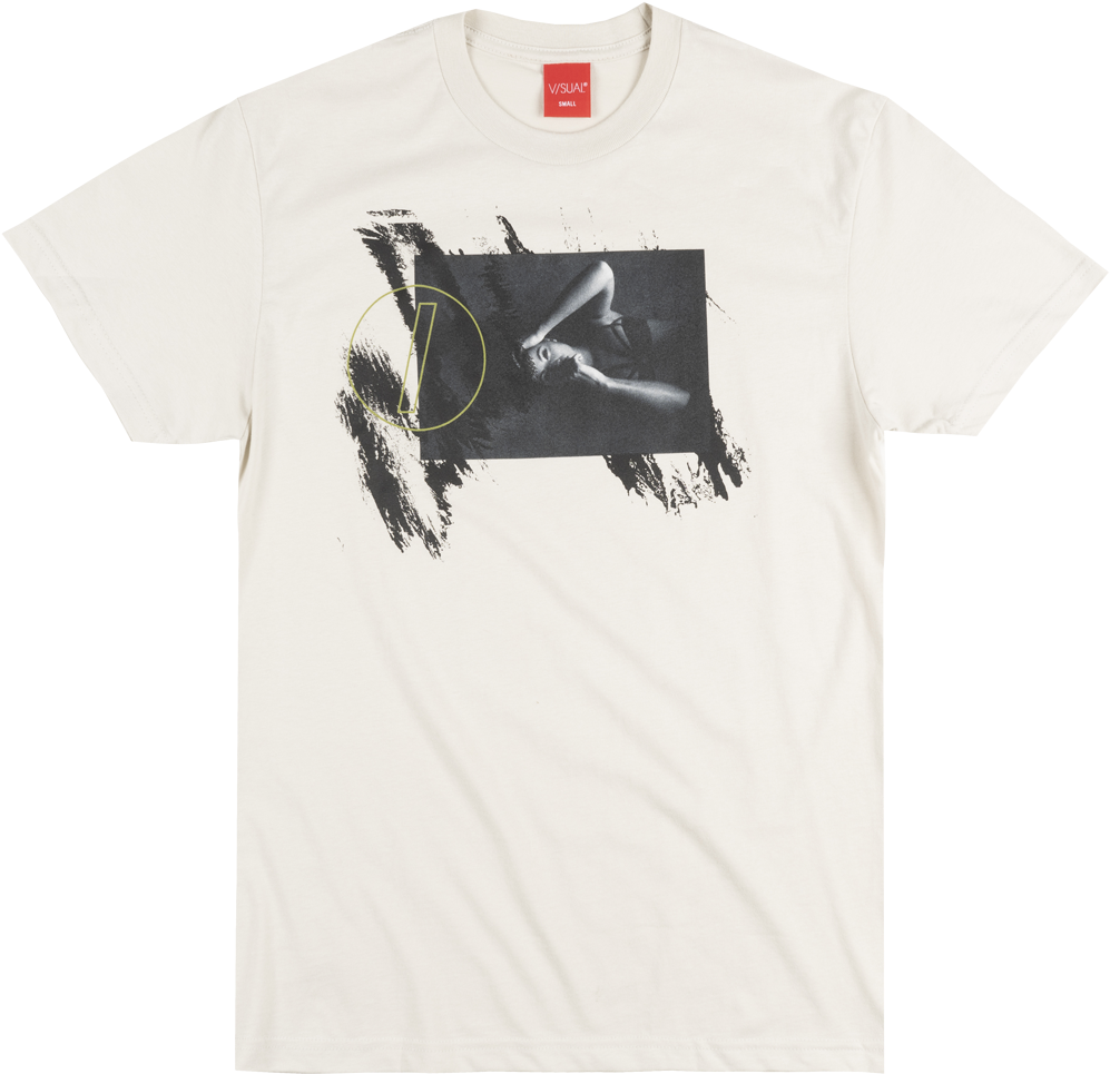 V/sual Tiger Stripe T-shirt Mens Visual Van Styles - T-shirt Clipart (997x965), Png Download