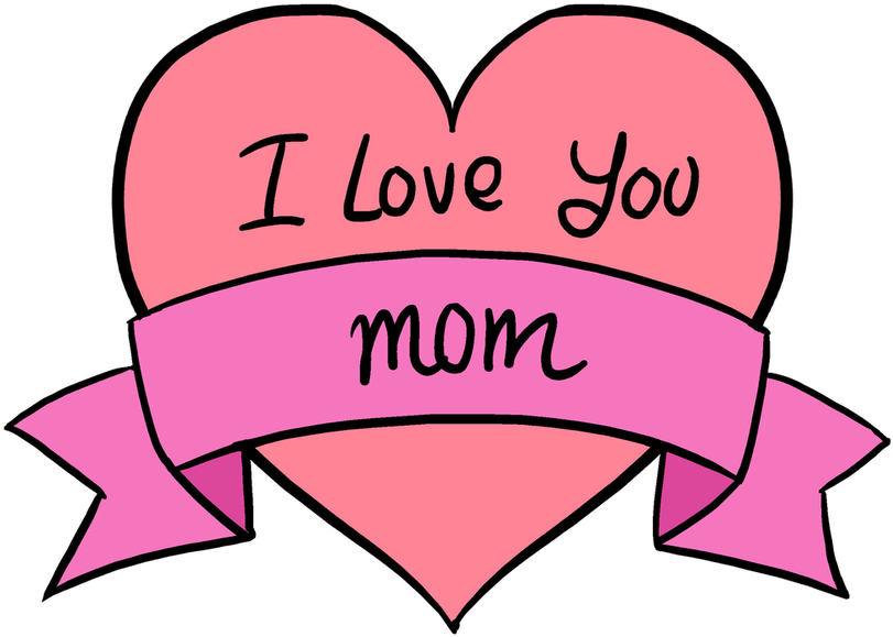 Easy Drawing Guides - Mothers Day Easy Drawings Clipart (848x1200), Png Download