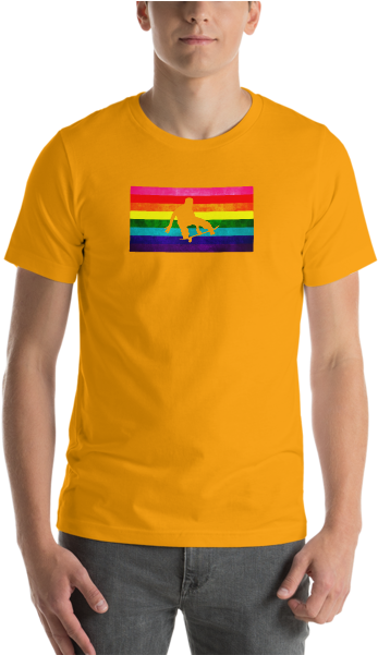Lgbt Gay Pride Skateboard Skater Rainbow Pride Flag - T Shirts For Group Travel Clipart (600x600), Png Download