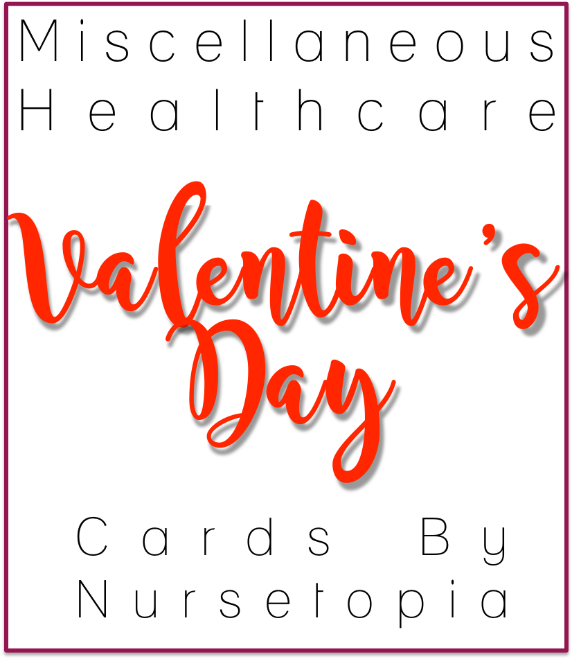 Nursetopia Valentine's Day Cards For Sale Through February - Nurse Valentines Day Cards Clipart (1002x970), Png Download