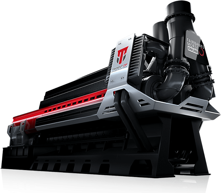 Fairbanks Morse Trident Op Clipart (750x650), Png Download