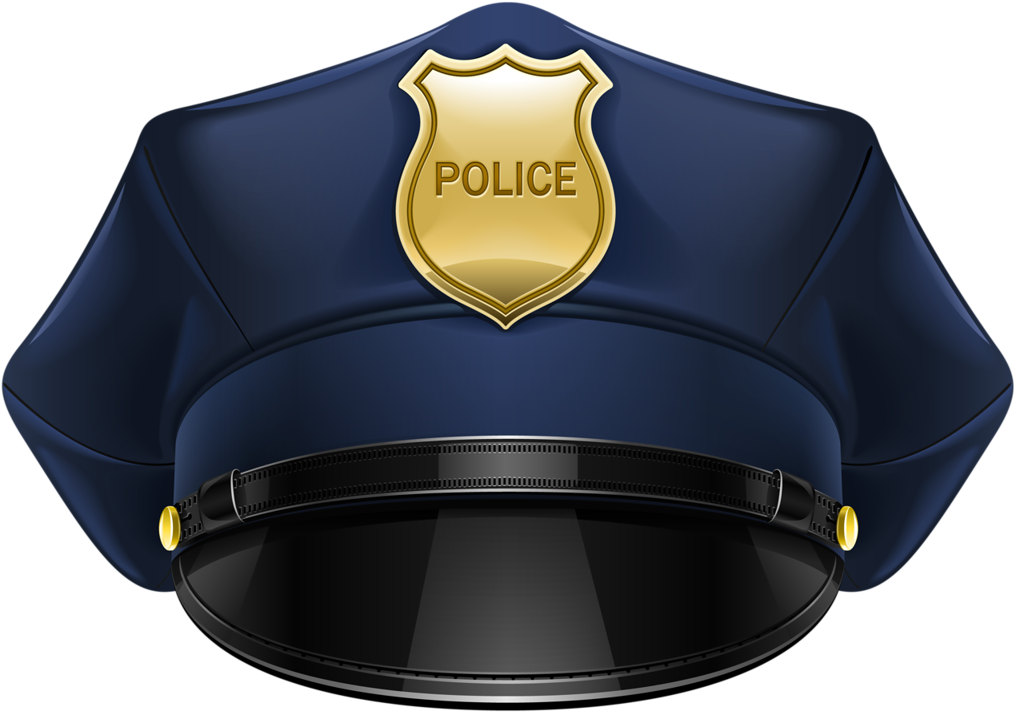 Фотки Clipart Gallery, Hat Template, Law Enforcement, - Police Officer Hat Clipart - Png Download (1024x741), Png Download