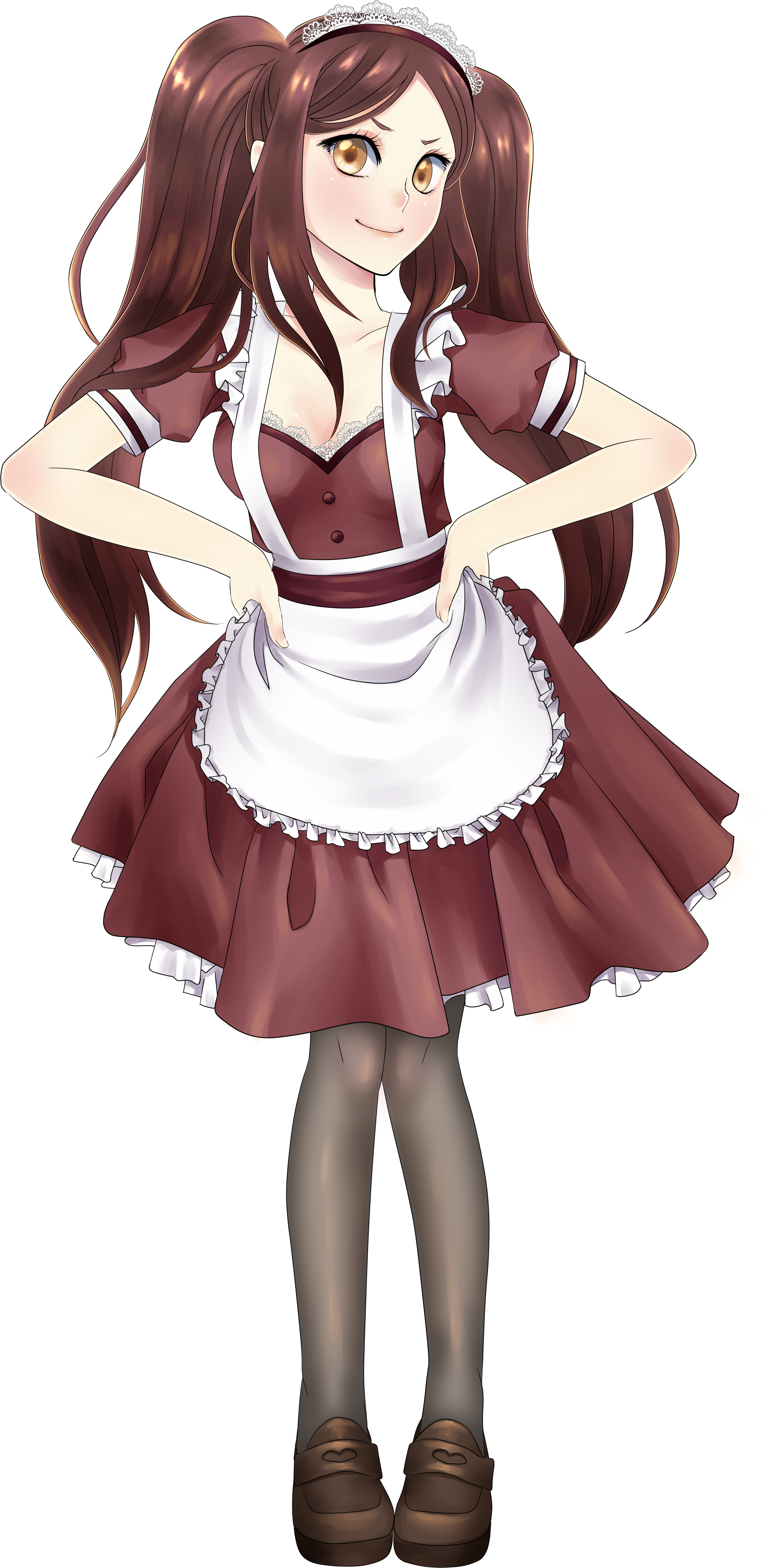 Tsundere-maid - Asuka - > - Girl Clipart (4688x5808), Png Download