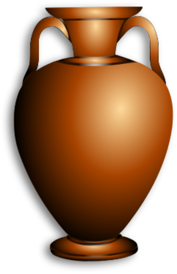 Greek Vase Amphora Png - Amphora Clipart Transparent Png (600x929), Png Download
