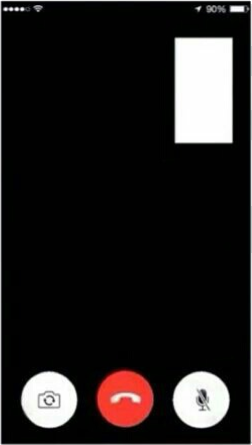 Iphone Sticker - Iphone Facetime Template Clipart (1024x961), Png Download