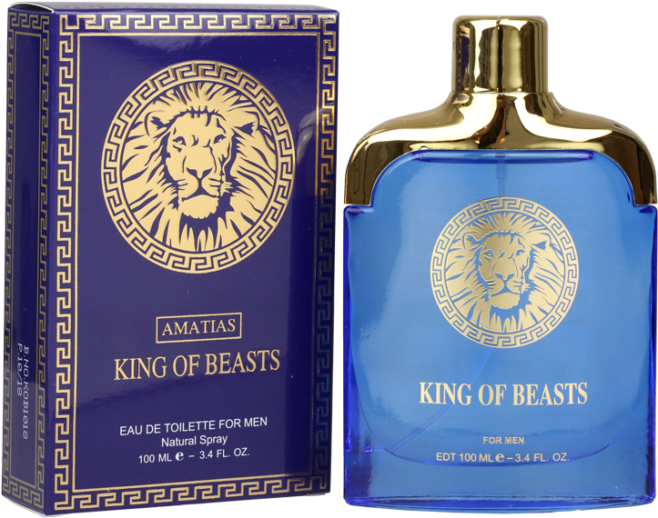 King Of Beasts Blue - King Of Beasts 香水 Clipart (800x800), Png Download