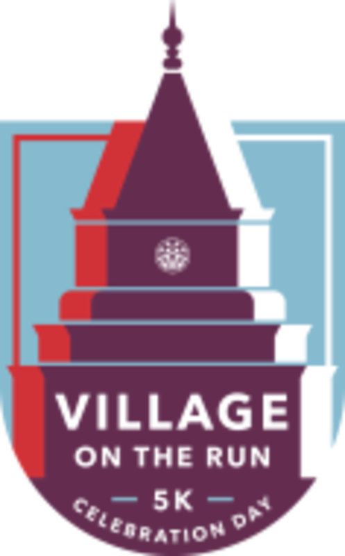 Village On The Run 5k Clipart (497x800), Png Download