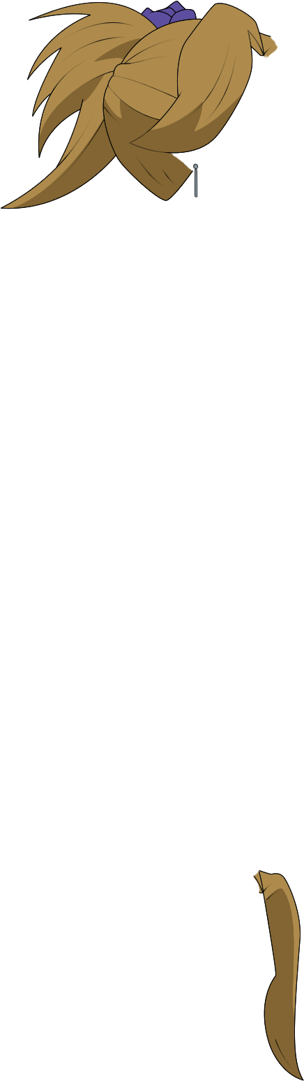 Evergreen Long Hair 05 Aug 2017 - Fairy Tail Super Deepthroat Hair Png Clipart (1200x2400), Png Download