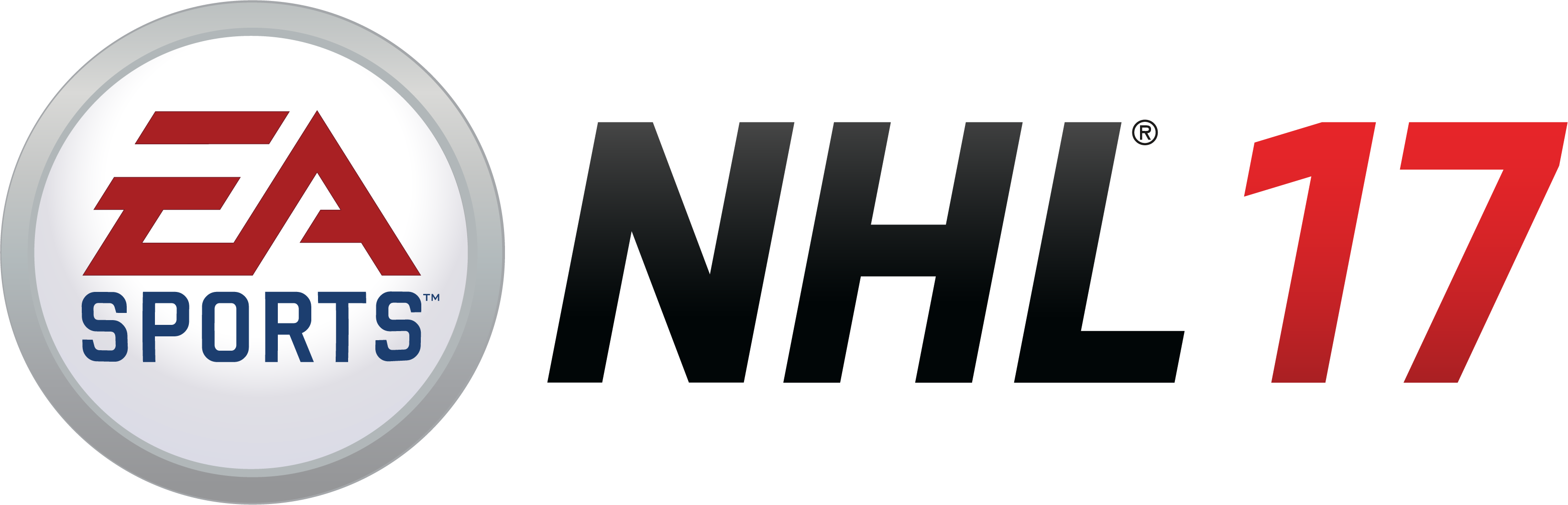 Nhl Logo Transparent Png - Nhl 17 Logo Png Clipart (3279x1057), Png Download