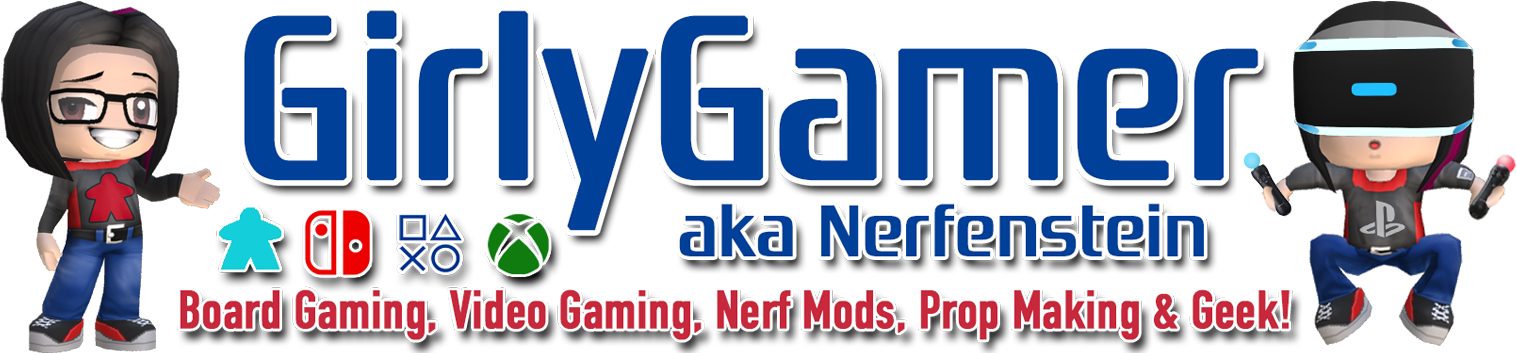 Nerfenstein Aka Girlygamer Board Games Psvr Reviews - Graphics Clipart (1553x397), Png Download