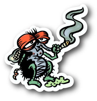 Ape Smoking Sticker - Cannabis Clipart (600x600), Png Download