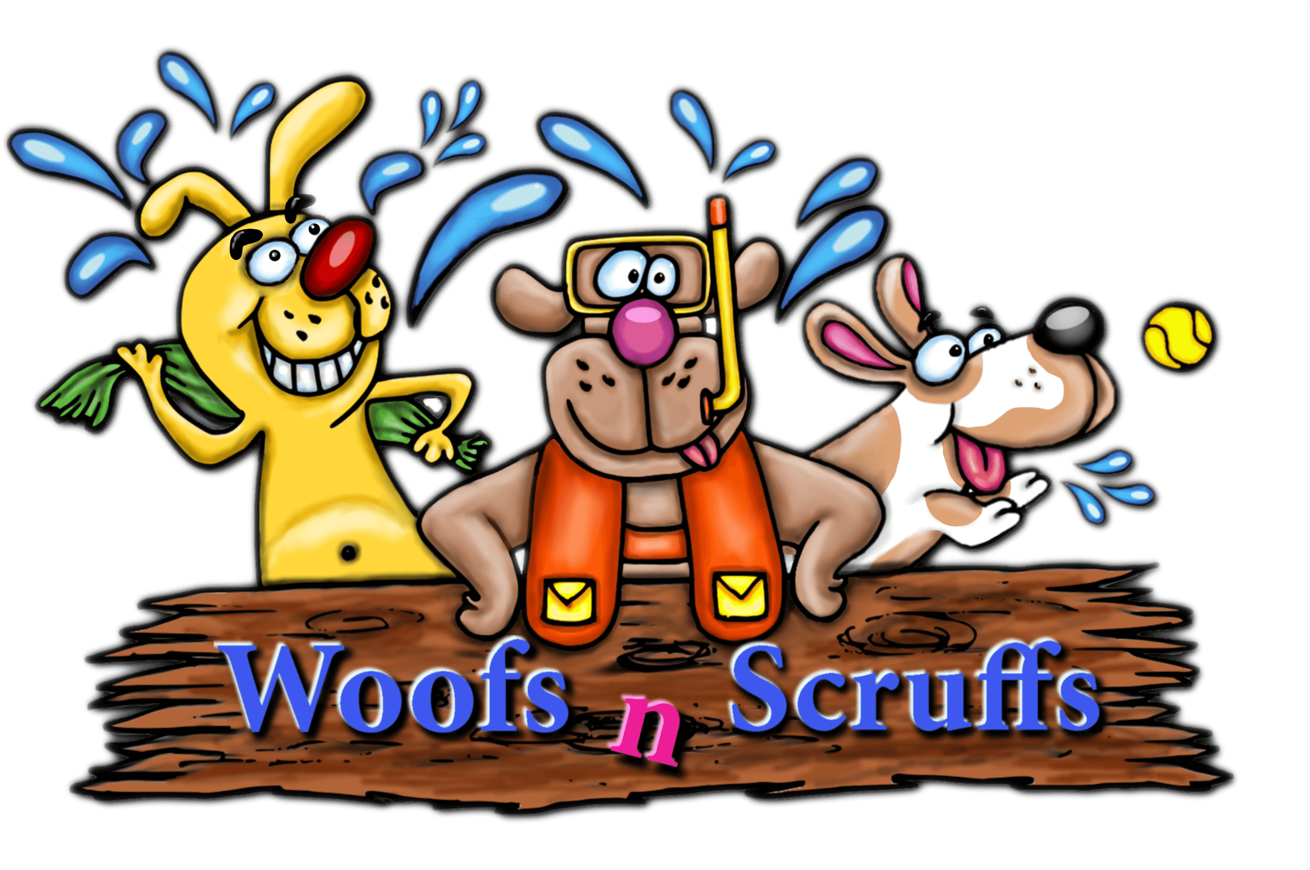 Logo-png Copy - Woofs N Scruffs Clipart (2721x1718), Png Download