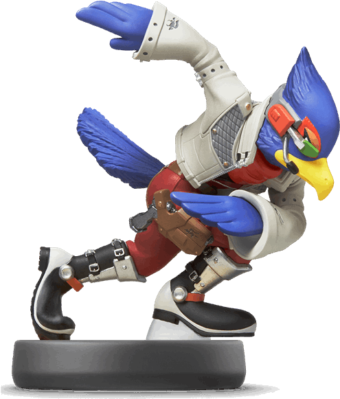 Nintendo Amiibo - Falco From Super Smash Bros Clipart (600x600), Png Download