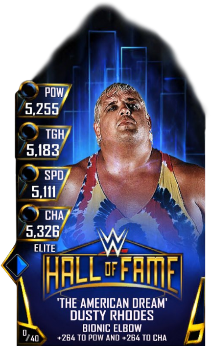 Wwe Supercard Hall Of Fame Clipart (456x720), Png Download