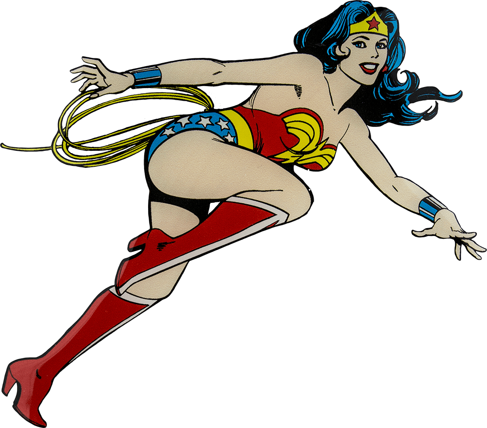 Wonder Woman Pinup Clipart Transparent Png - Wonder Woman Png (1000x880), Png Download