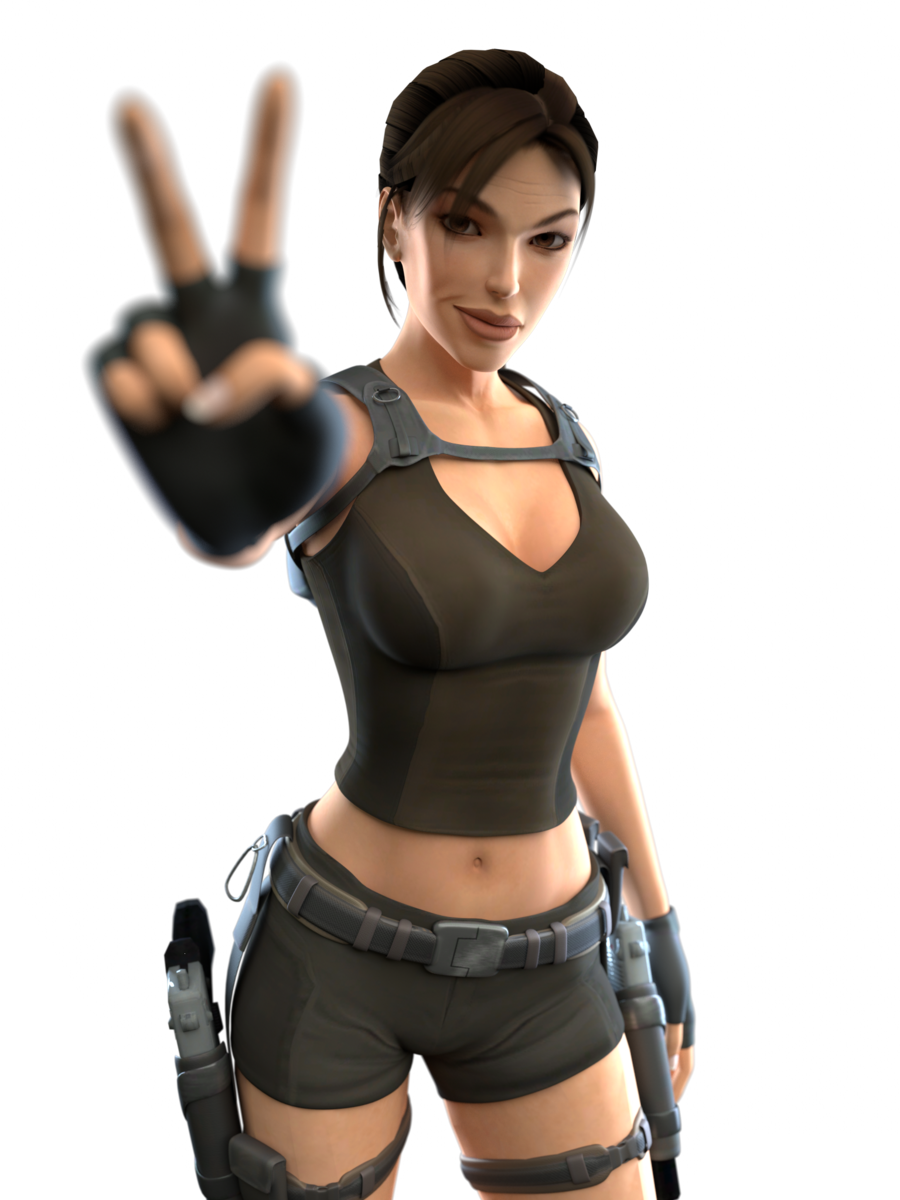 Tomb Raider - Lara Croft No Background Clipart (900x1200), Png Download
