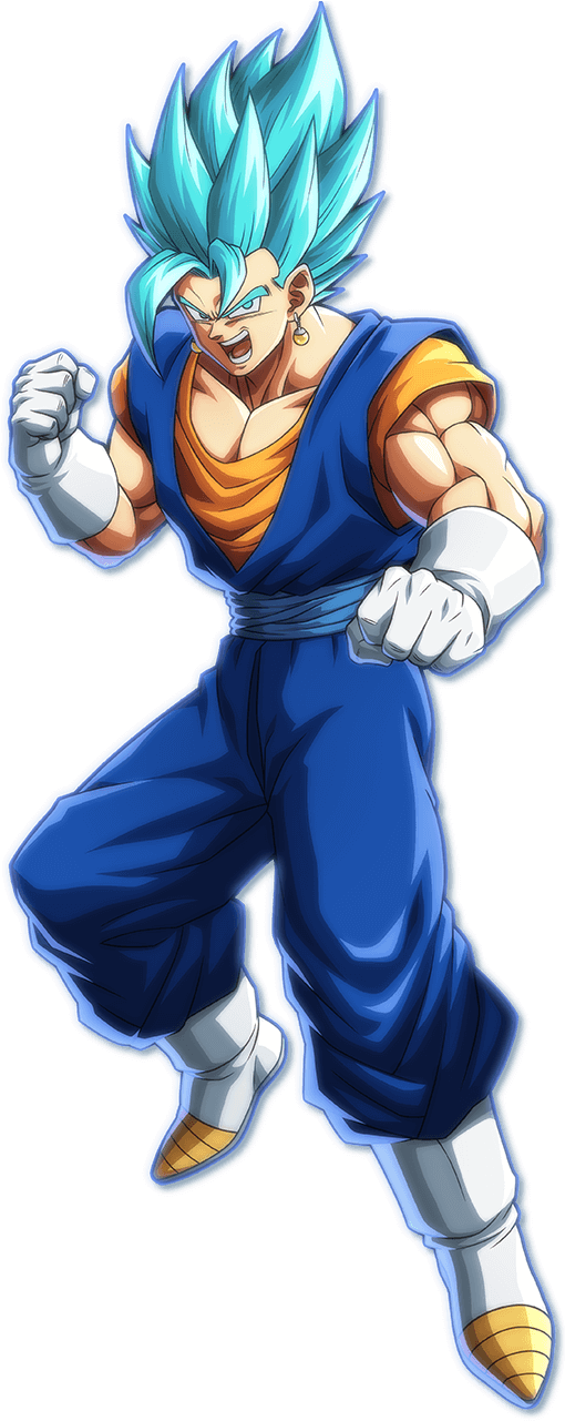 Dbfz Vegito Portrait - Dragon Ball Fighterz Vegito Clipart (511x1290), Png Download