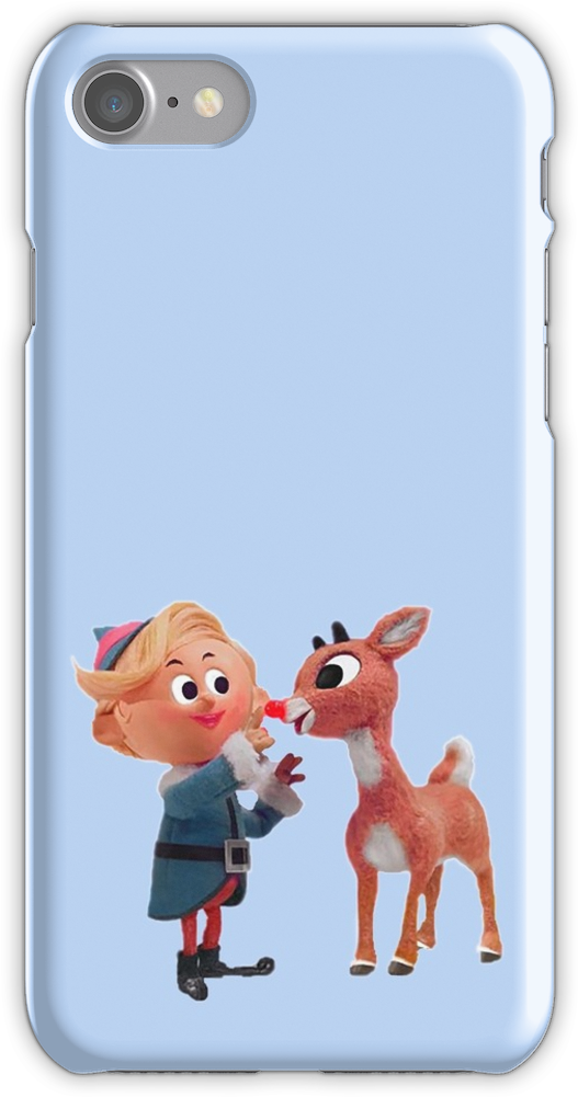 Rudolph The Red Nose Reindeer Iphone 7 Snap Case - Billie Eilish Phone Cases For Iphone 6 Clipart (750x1000), Png Download