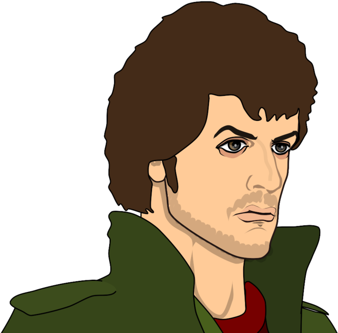 John Rambo 40213 - Dibujos De Rambo Clipart (900x675), Png Download
