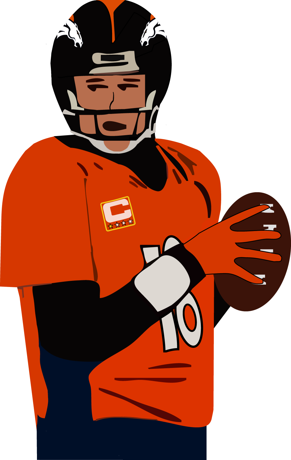 Super Bowl 50 Preview Panthers Vs - Cartoon Clipart (1000x1579), Png Download