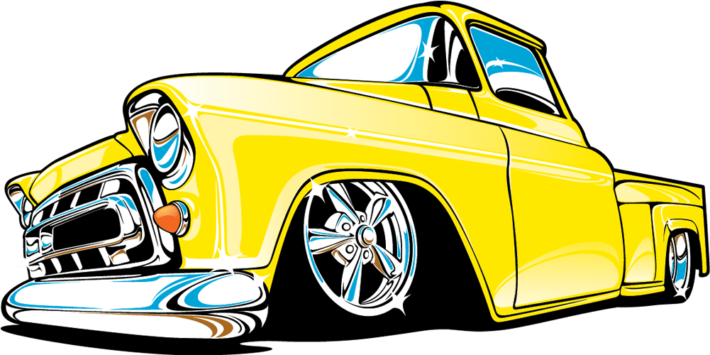 Lowrider Clipart At Getdrawings - Pickup Truck - Png Download (1200x750), Png Download