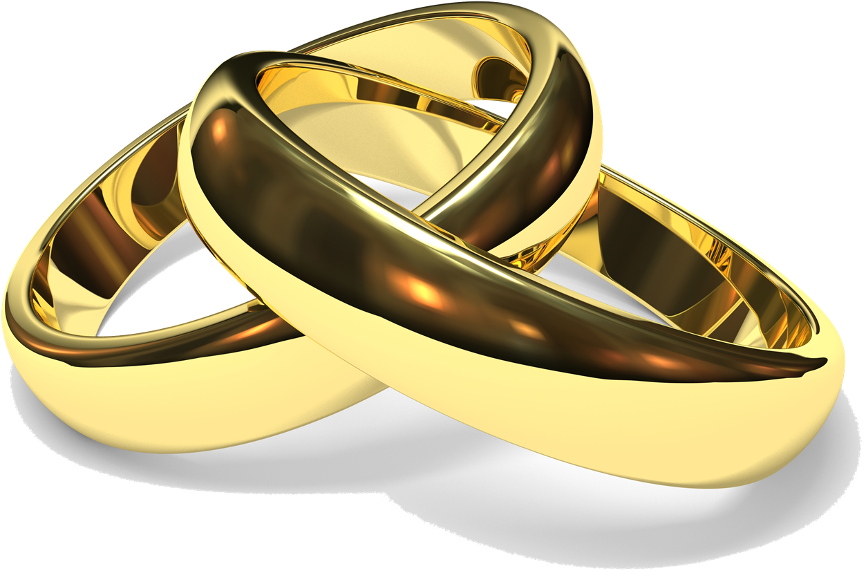 Transparent Wedding Rings - Transparent Background Wedding Rings Clipart - Png Download (1253x829), Png Download