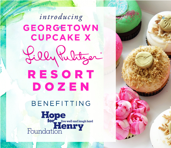 Georgetown Community Lily Pulitzer - Cupcake Clipart (1000x600), Png Download