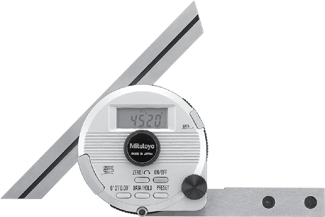 Reference Gauge Digital Universal Protractor Mitutoyo - Mitutoyo Digital Angle Gauge Clipart (1250x1250), Png Download