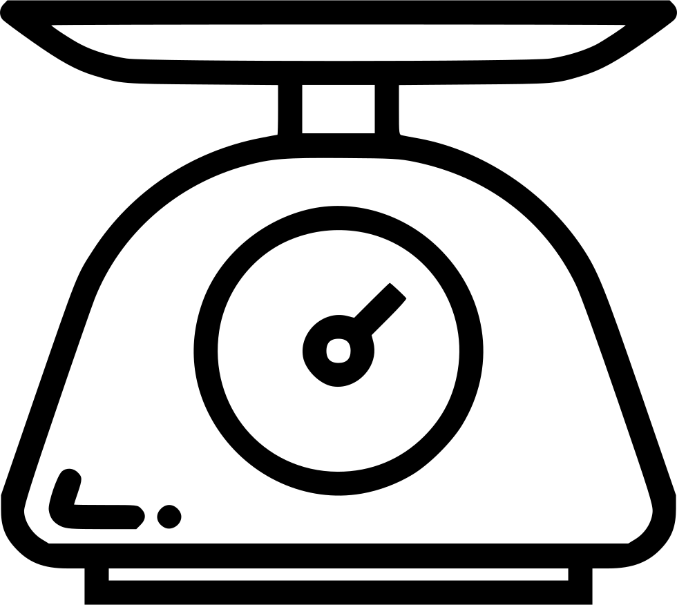 Collection Of Scales Free High Quality Ⓒ - Weighing Scale Icon Png Clipart (980x876), Png Download