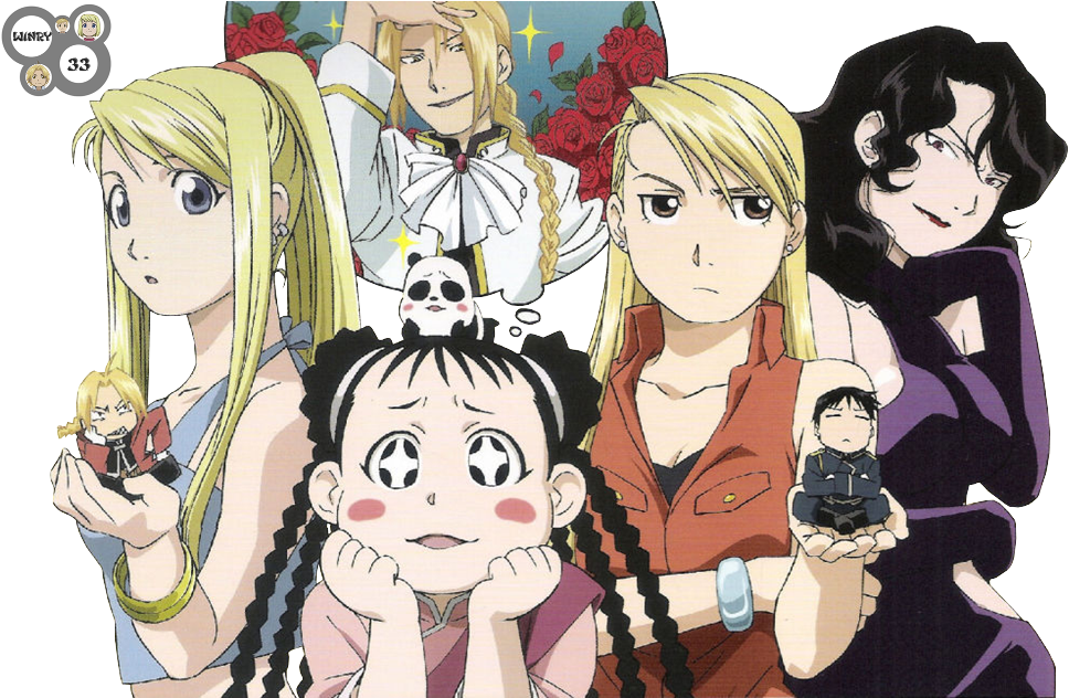 Full Metal Alchemist Images Fullmetal Achemist Hd Wallpaper - Fullmetal Alchemist Brotherhood Girls Clipart (1000x631), Png Download