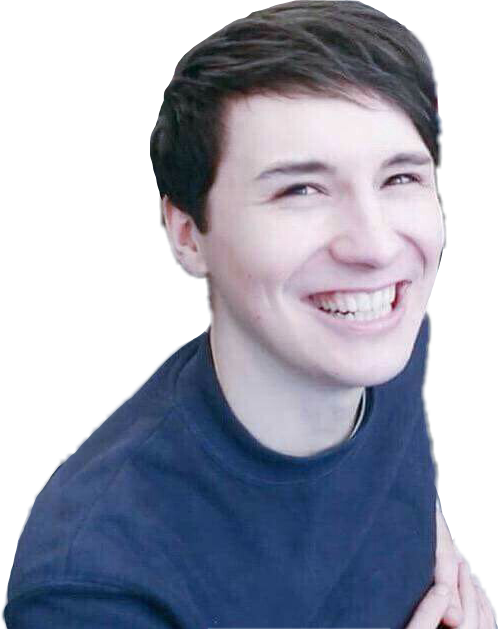 Dan Howell Png - Smiley Dan Howell Clipart (498x629), Png Download