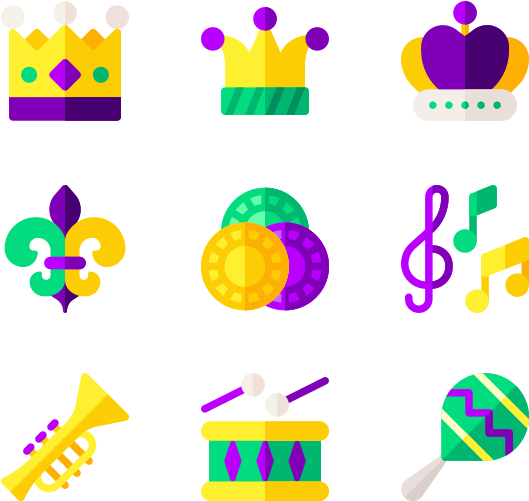 Mardi Gras Clipart (600x564), Png Download