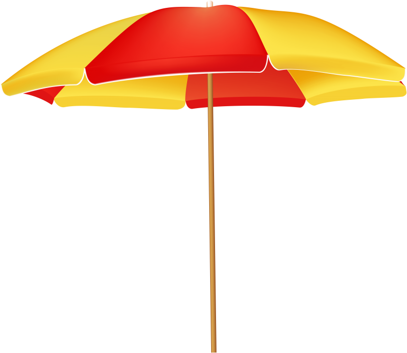 Download Beach Umbrella Clipart Png Photo - Beach Umbrella Clipart Png Transparent Png (850x736), Png Download