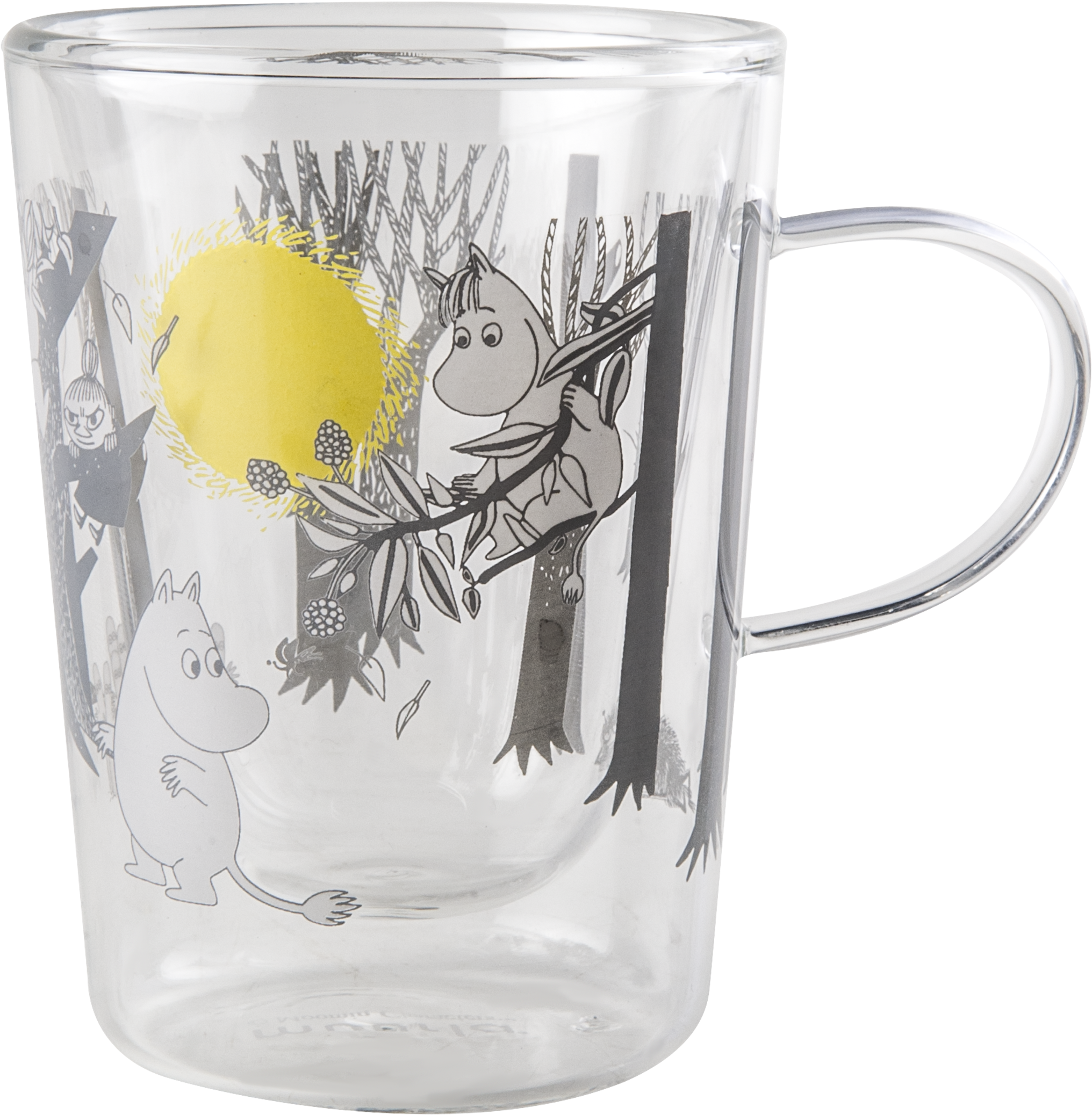 Products - › - Moomin Glass Mug Clipart (2832x2670), Png Download