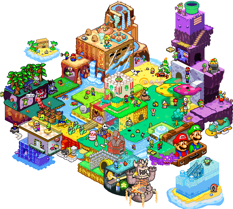 View Samegoogleiqdbsaucenao Superstar Saga Diorama - Mario Luigi Superstar Saga Bowser's Minions Bowletta Clipart (775x683), Png Download