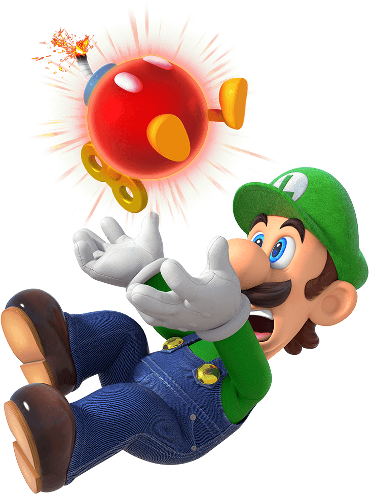 Luigi's Renders Are Always Full Of Personality And - Super Smash Bros Ultimate Pre Order Bonus Clipart (1000x1000), Png Download