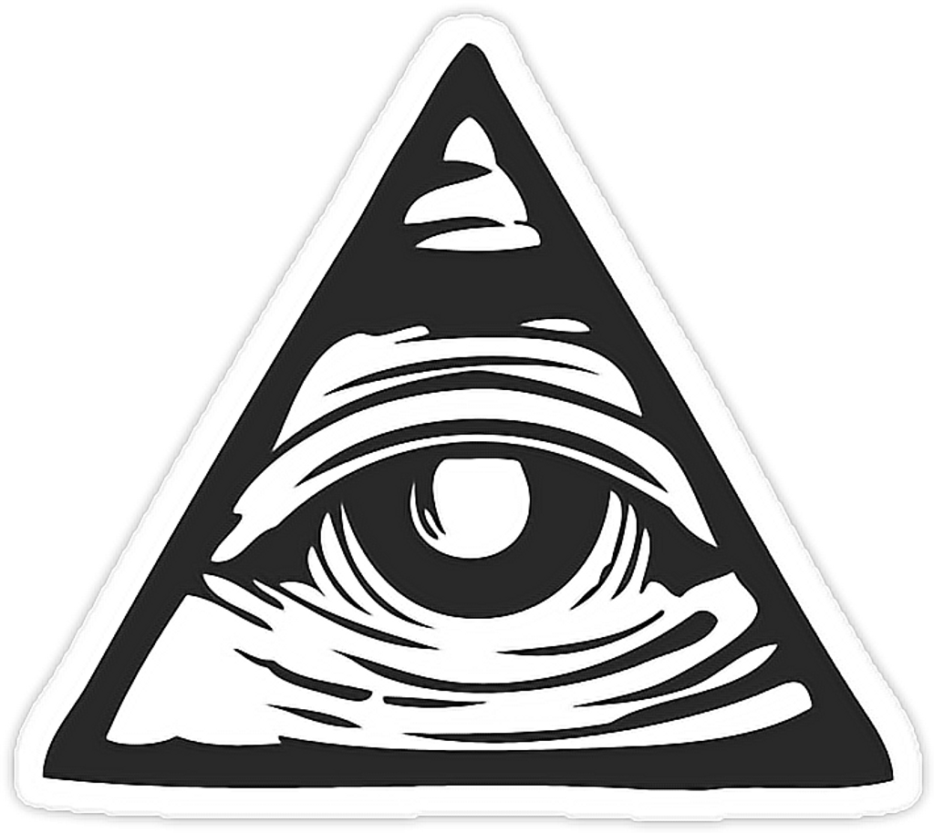 Illuminati Eye Clipart (1024x914), Png Download