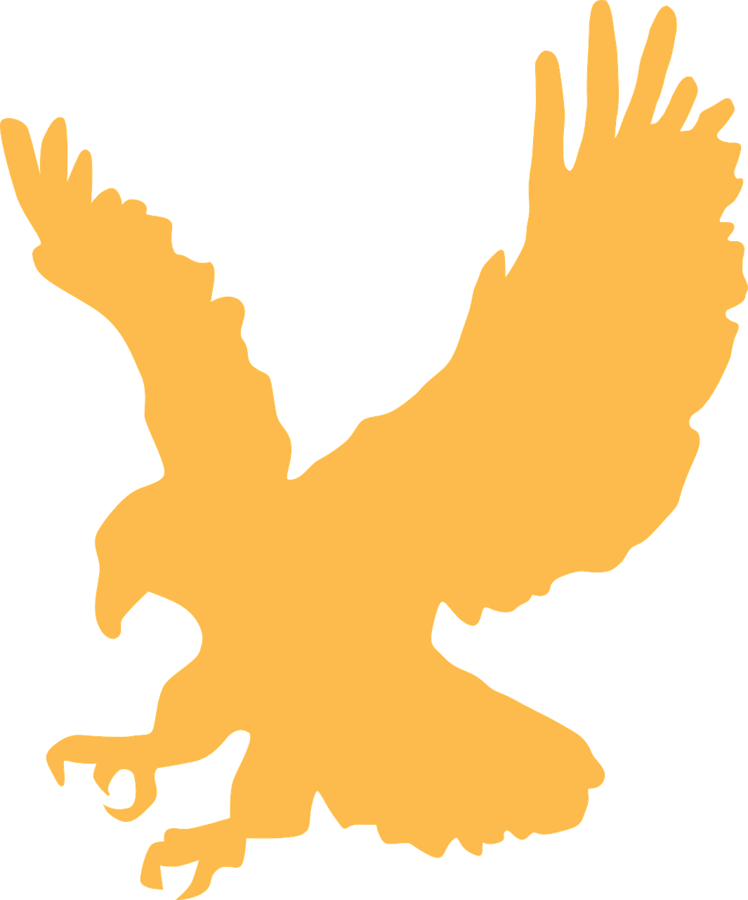 Gold Eagle Clip Art - Png Download (1065x1280), Png Download