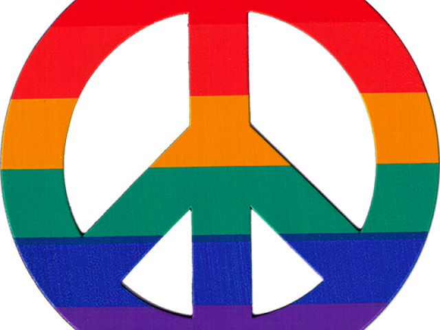 Peace Sign Clipart Peace Emoji - Circle - Png Download (640x480), Png Download