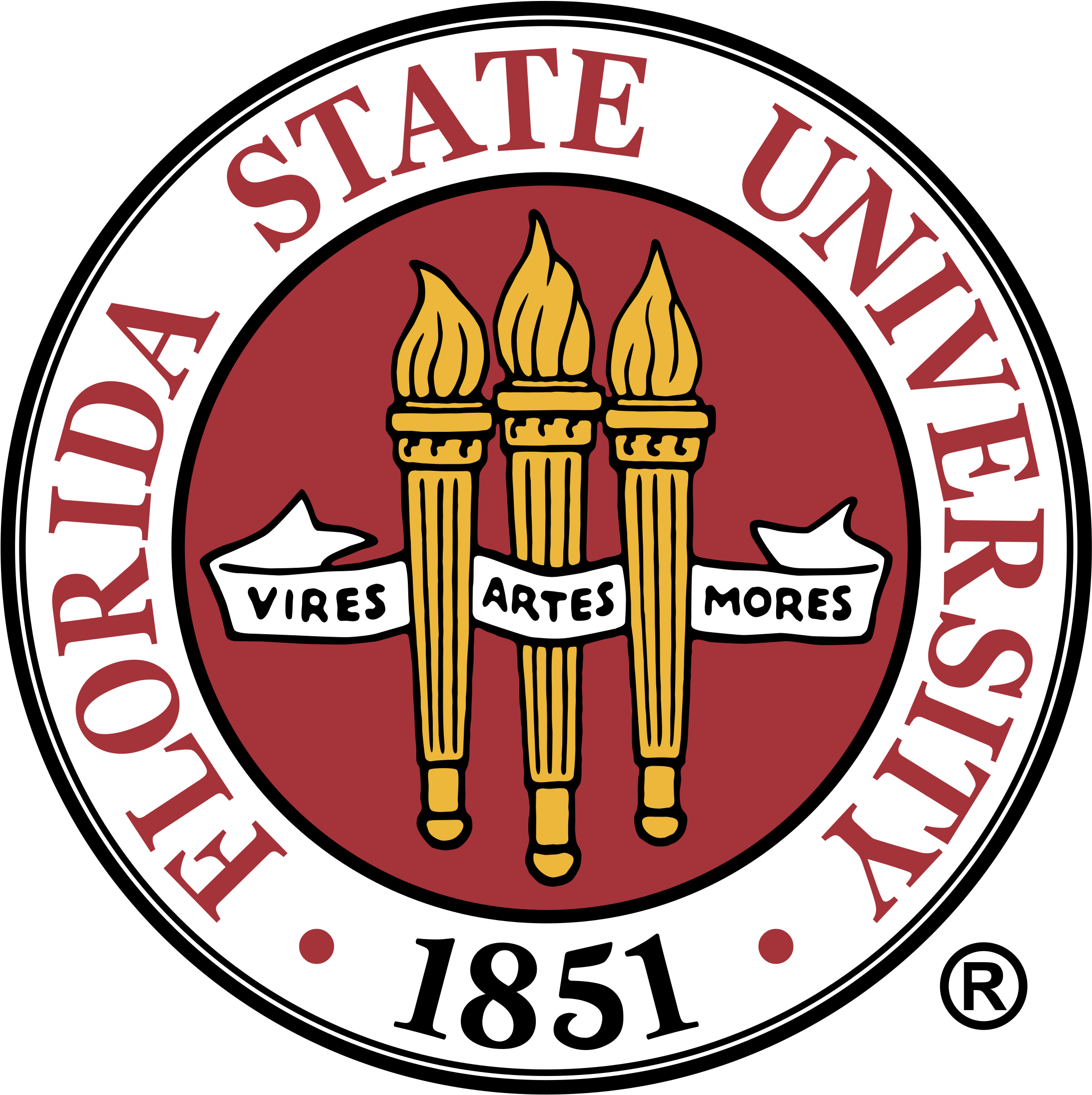 Florida State University Logo Png Transparent - Logo For Florida State University Clipart (2400x2400), Png Download