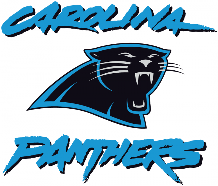Carolina Panthers Iron On Stickers And Peel-off Decals - Carolina Panthers Clipart (750x930), Png Download