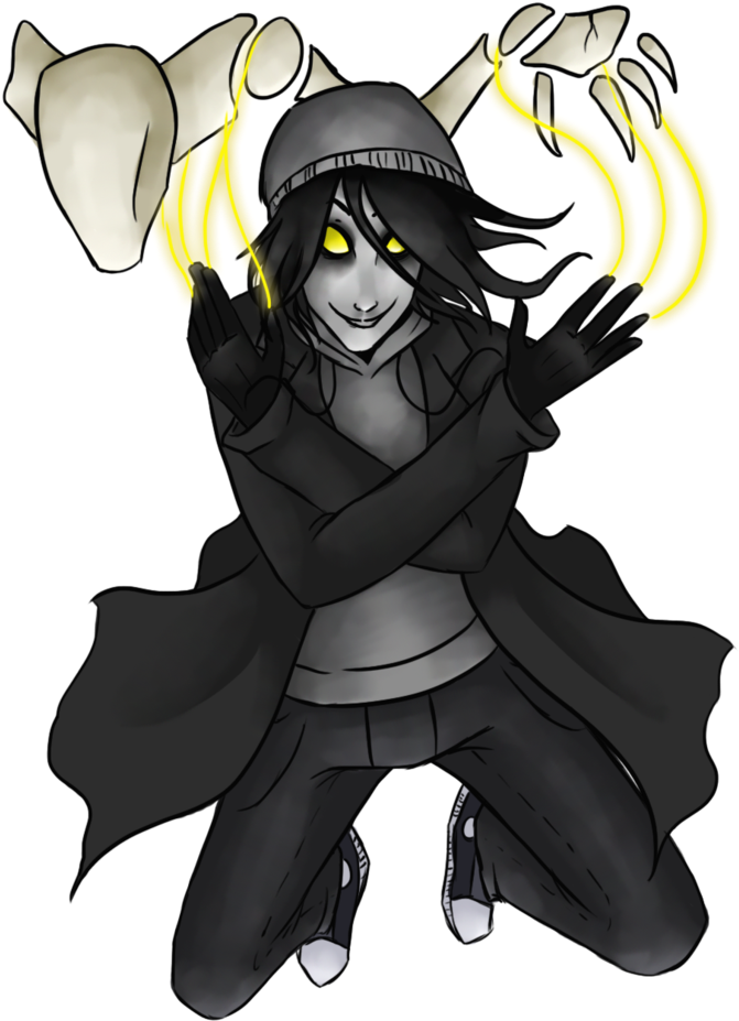 Easy Drawings Of Puppeteer Creepypasta Clipart (742x1076), Png Download