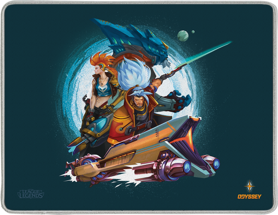 Odyssey Crew Mousepad - League Of Legends Odyssey Jacket Clipart (1000x1000), Png Download